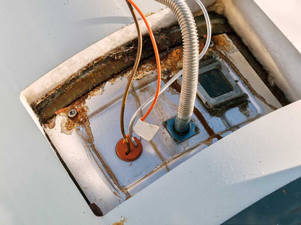 rusty damaged water heater Raleigh, NC