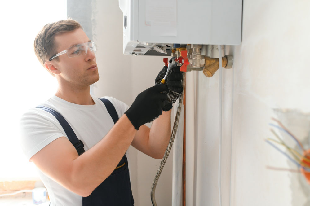 a point of use water heater at home