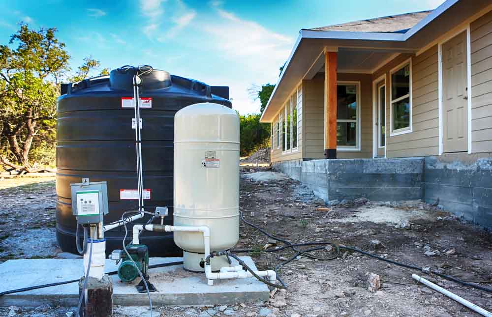a well pump in action